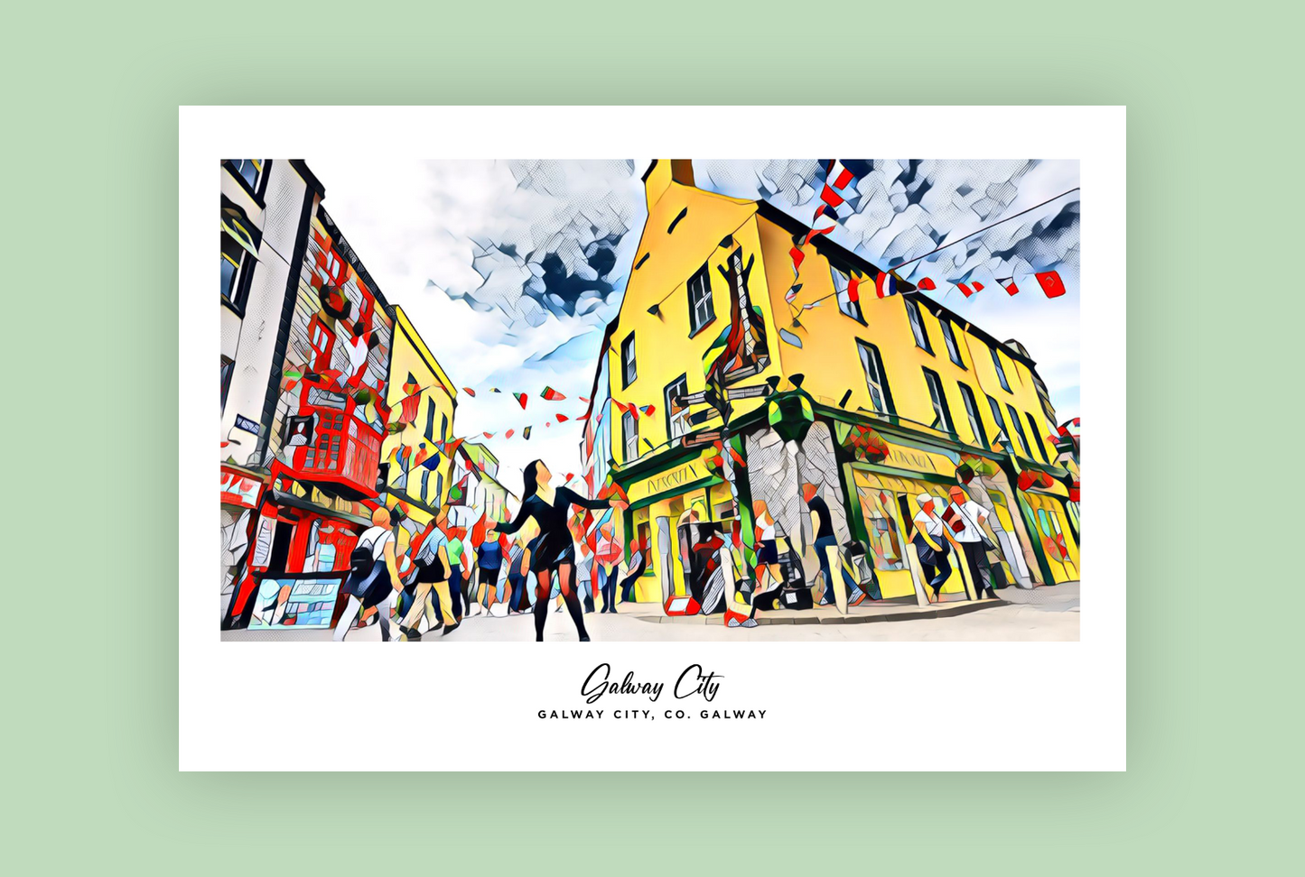 Galway City - Premium Print