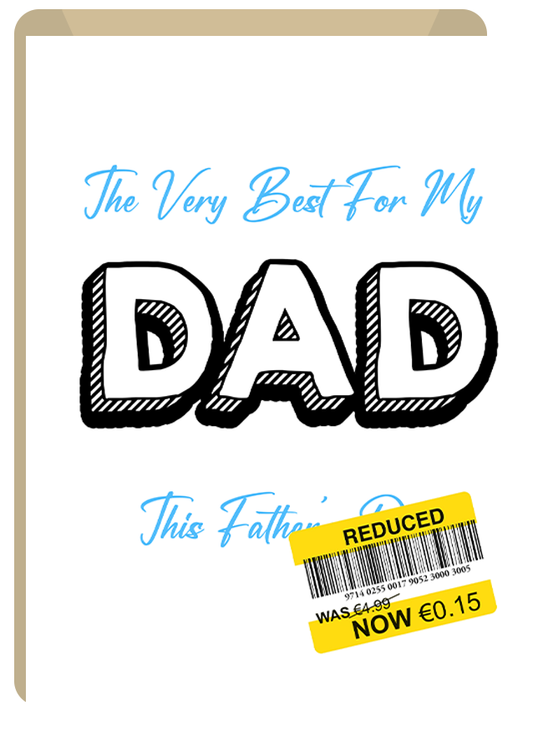 Yellow Label - Father's Day Card